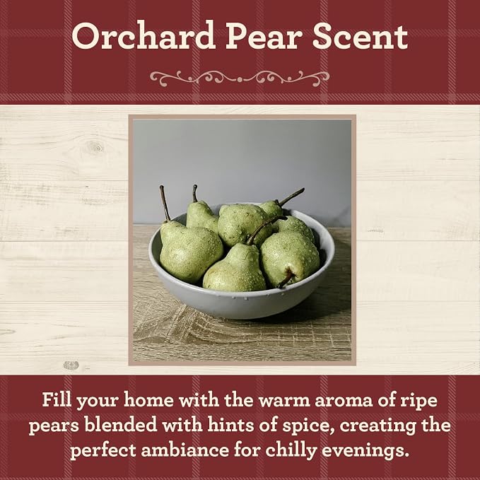Our Own Candle Company, Orchard Pear Scented Mason Jar Candle, 100 Hour Burn - Image 2