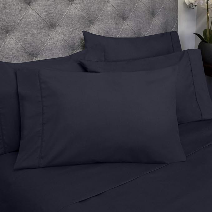 Queen Sheets Navy - Image 2