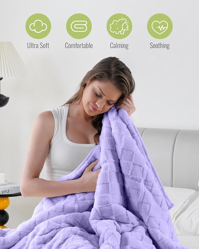 Uttermara Blankets for Adults Queen Size, 15lbs 60x80 inches Blanket - Image 6