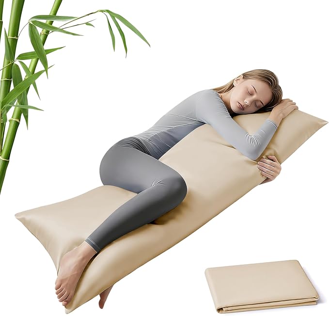 MR&HM Cooling Body Pillow Case 20"x54", Body Pillow Cover by MRHM
