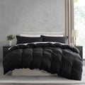 Nestl Black Duvet Cover Full Size by Nestl