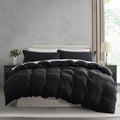 Nestl Black California King Duvet Cover Sets by Nestl