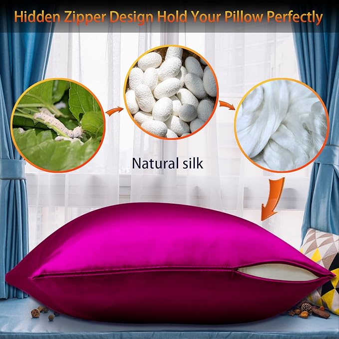 Mulberry Silk Pillowcase 2 Pack - Image 5