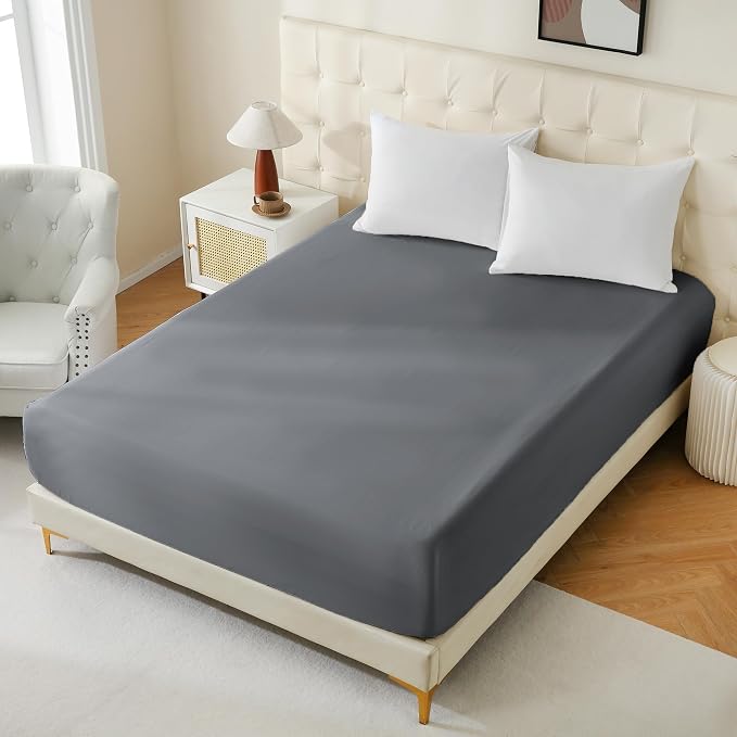 Bulk King Fitted Sheet Only Deep Pocket 6 Pack, Quick Sort Bottom Bed Sheets - Image 2