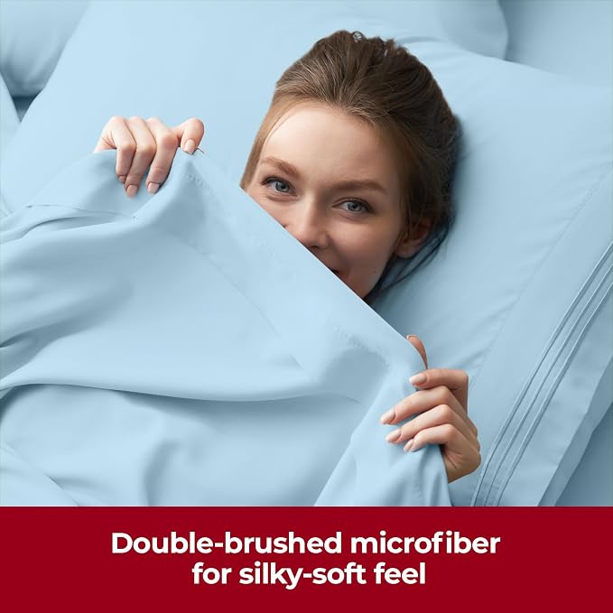 Mellanni Extra Deep Split King Sheets - Image 7