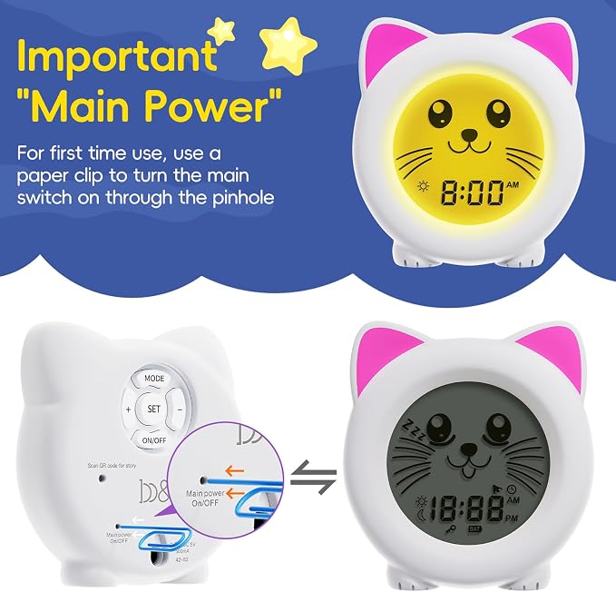 B&H Sleep Trainer Clock for Toddler - Image 8