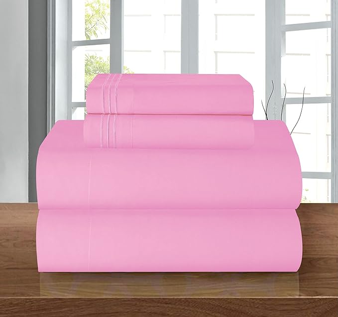 Elegant Comfort Luxury 1500 Premium Hotel Quality Microfiber 4-Piece Sheet Set - Image 2