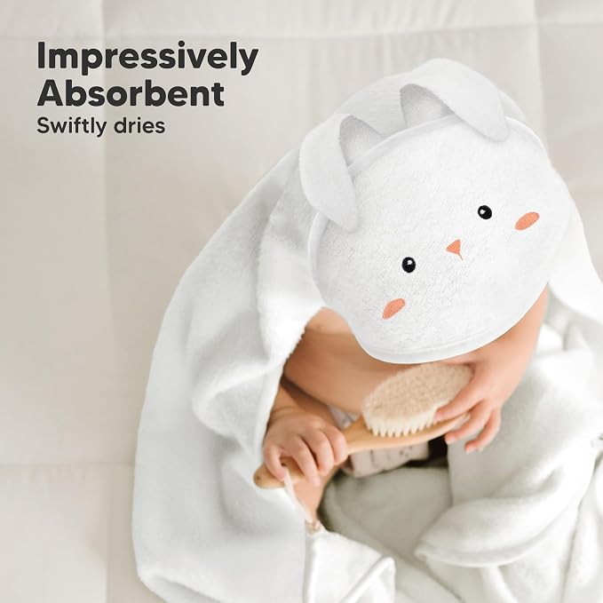 KeaBabies Hooded Baby Towel for Newborn - Image 5