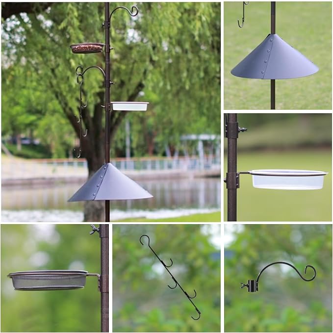 Deluxe Bird Feeding Station Kit Bird Feeder Pole - Image 7