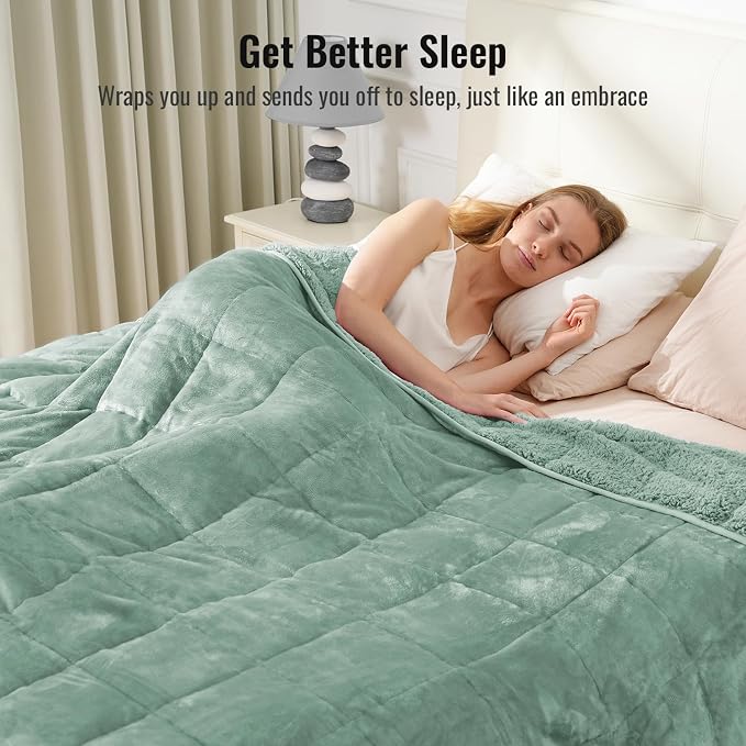 Uttermara Weighted Blankets for Adults Queen Size, 15lbs 60x80 inches Blanket - Image 3