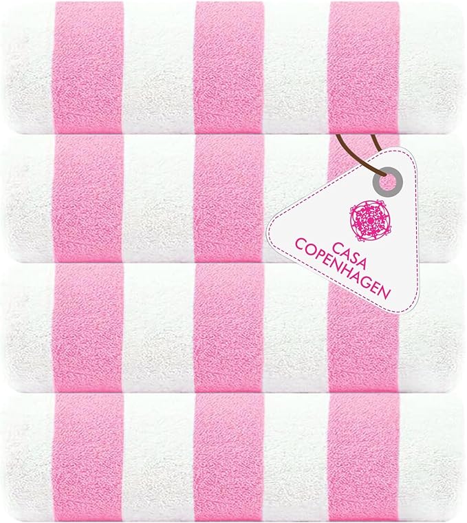 CASA COPENHAGEN Cabana Beach Towel Designed in Denmark Rough and Tough by CASACOPENHAGEN