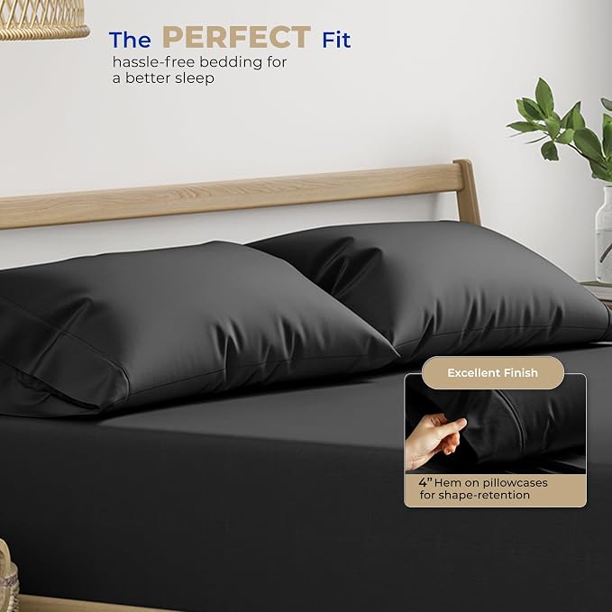 Thread Spread 100% Cotton Pillow Cases Queen Size Set of 2 - Image 4