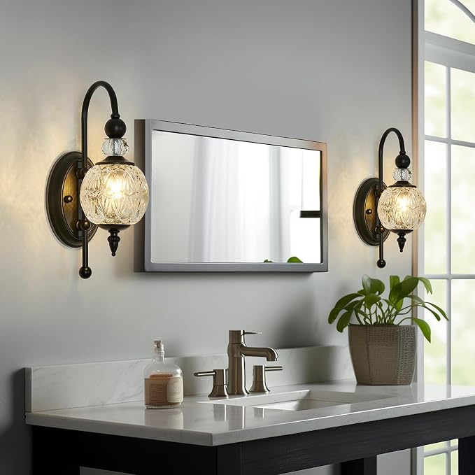Piepooye Vintage Black Wall Sconce - Image 4