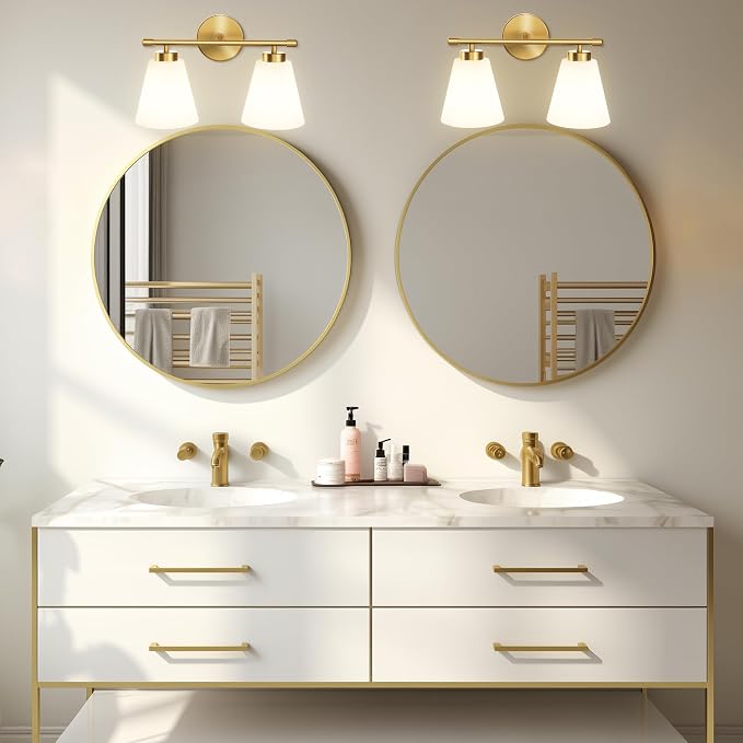 Hamilyeah Gold Bathroom Vanity Light Fixture - Image 3