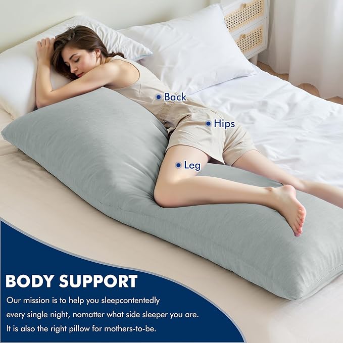 MIULEE Long Body Pillow for Adults - Image 6