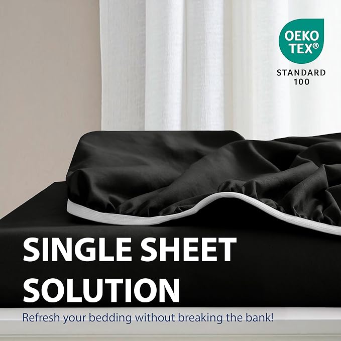 Cathay Home Twin Fitted Sheet - Image 2