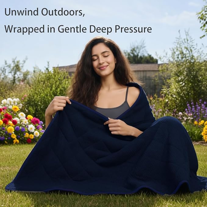 ZonLi 20lbs Weighted Blanket for Adults Sleeping, Double-Sided All Season - Image 6