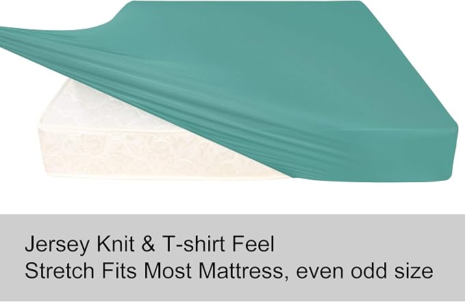 Soft Stretch Full Size Fitted Sheet Only - Image 3