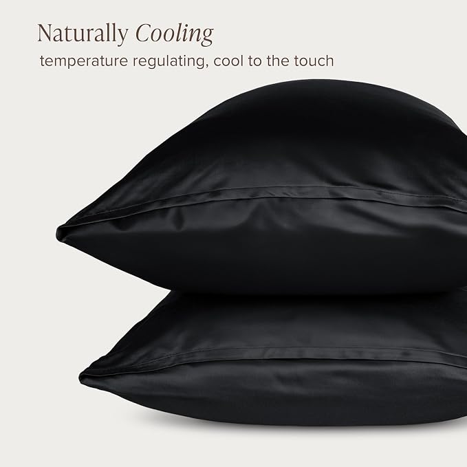 Bare Home 100% Rayon Made from Bamboo Luxury Standard Size Set of 2 Cooling - Image 6