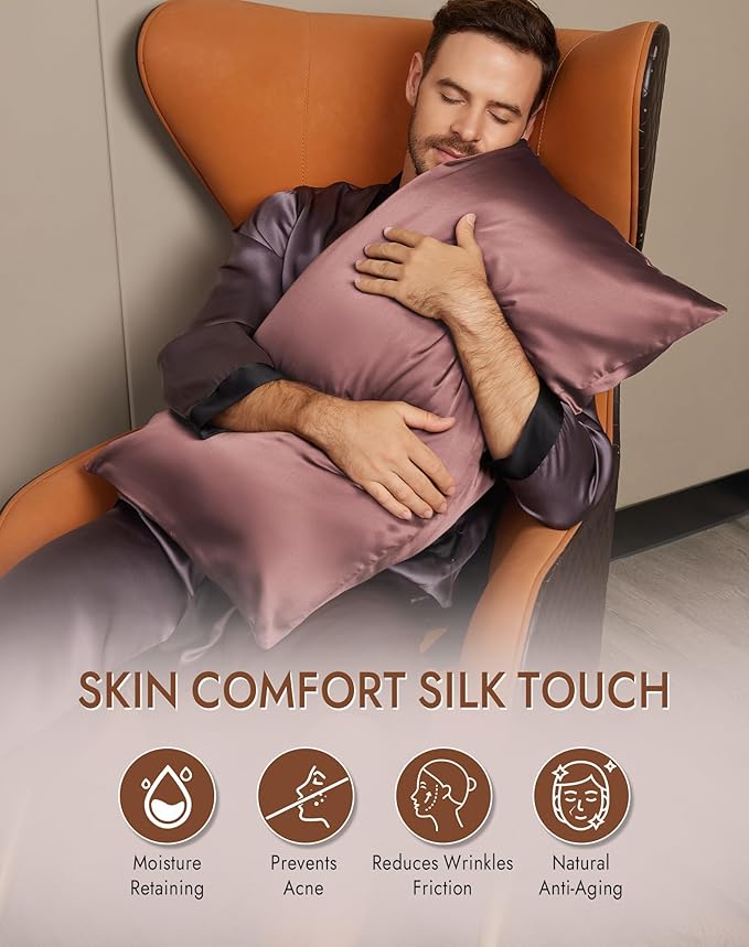 SilkSilky 100% Mulberry Silk Pillowcase - Image 4