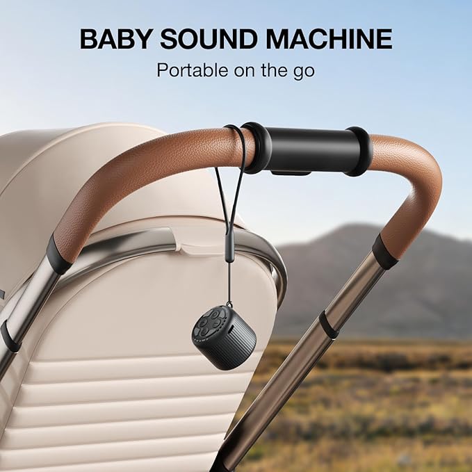White Noise Machine Baby Portable Sound Machine, LEICEX Travel Sound Machine - Image 5