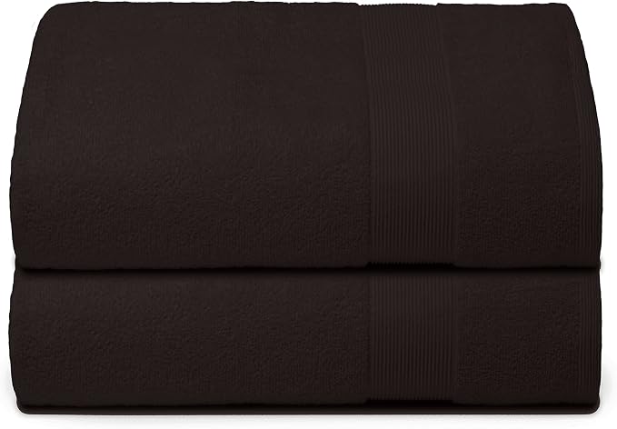 Belizzi Home Premium Cotton Oversized 2 Pack Bath Sheet 35x70-100% Pure Cotton by Unknown