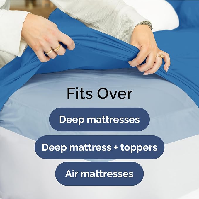 Extra Deep Twin Sheet Set - Image 6
