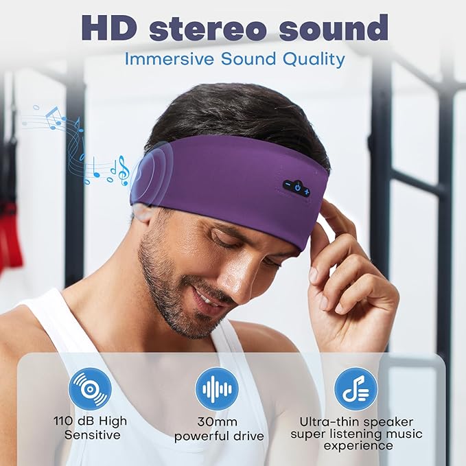 Sleep Headphones Bluetooth Headband - Image 3