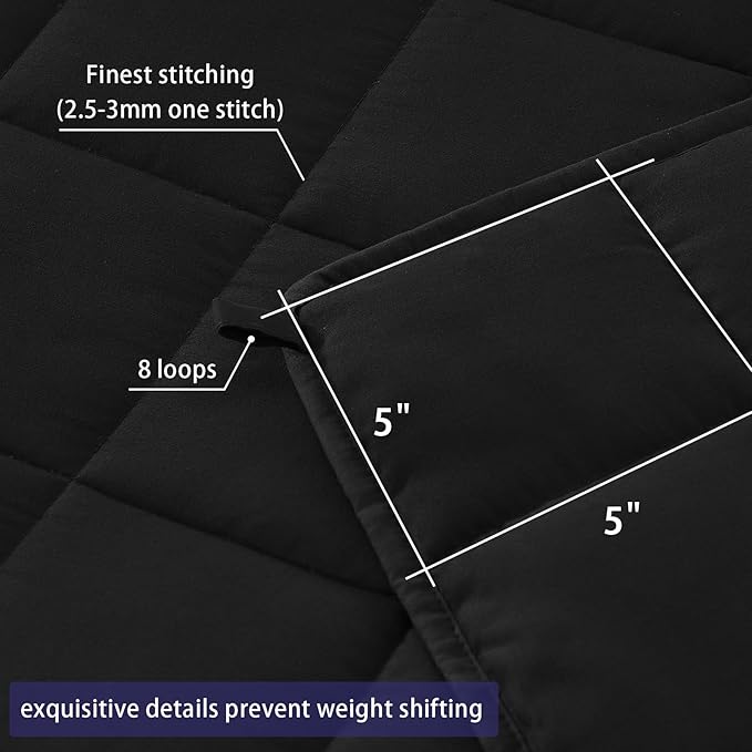 yescool Weighted Blanket for Adults Cooling Heavy Blanket for Sleeping Perfect - Image 6