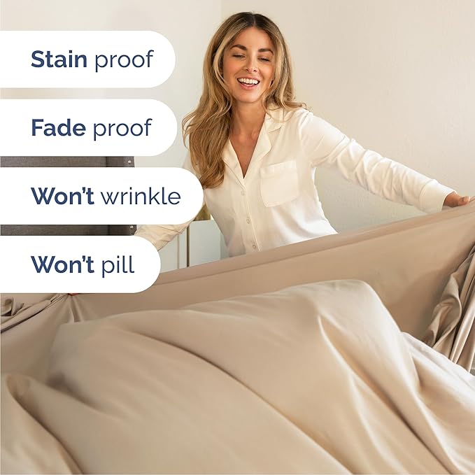 Cal King Size 4 Piece Sheet Set - Image 5