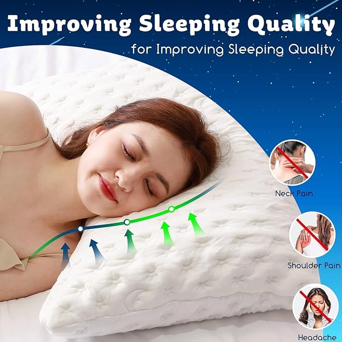 KUCEY Cooling Side Sleeper Pillow - Image 5