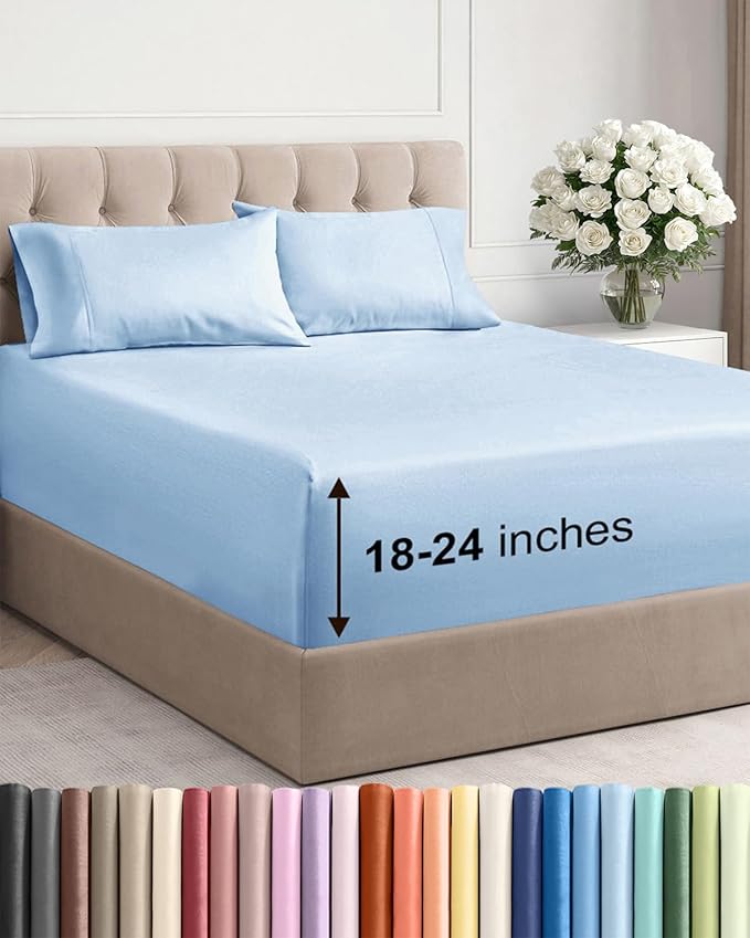 Extra Deep Twin Sheet Set by CGKUnlimited