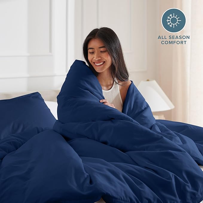 Bare Home Bedding Duvet Cover Queen Size - Image 3