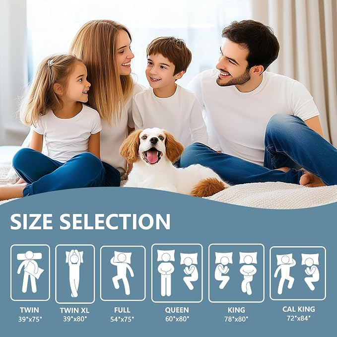 Premium Waterproof Mattress Protector Twin XL Size, Breathable Bed Cover 3D Air - Image 8