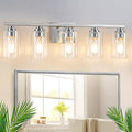 5-Light Bathroom Light Fixtures, Brushed Nickel Light Fixture, Classic Wall by WelcometoVerRon