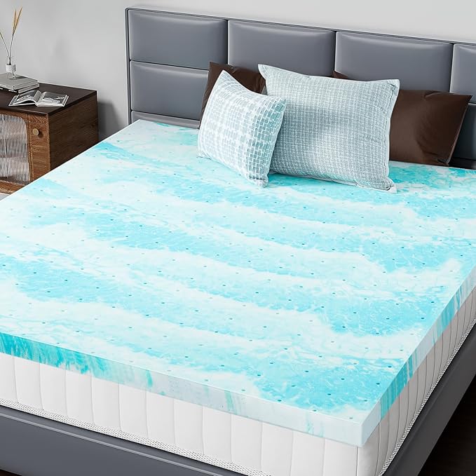 DUMOS Mattress Toppers Memory Foam Full Size, 2 Inch Thick Bed Topper Pad by DumosLifestyle