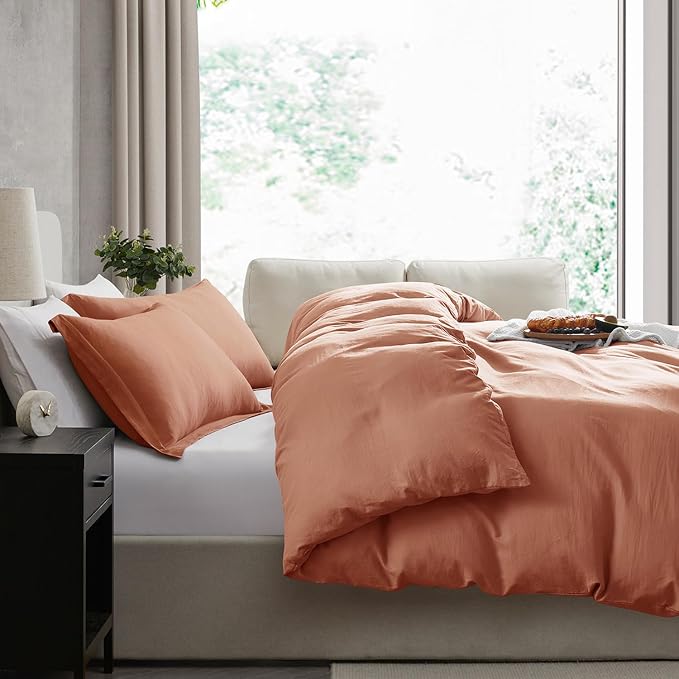 Nestl Rust California King Duvet Cover Sets - Image 7