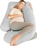 Cute Castle Cooling Cover Pregnancy Pillows, Soft U-Shape Maternity Pillow by Cute+Castle