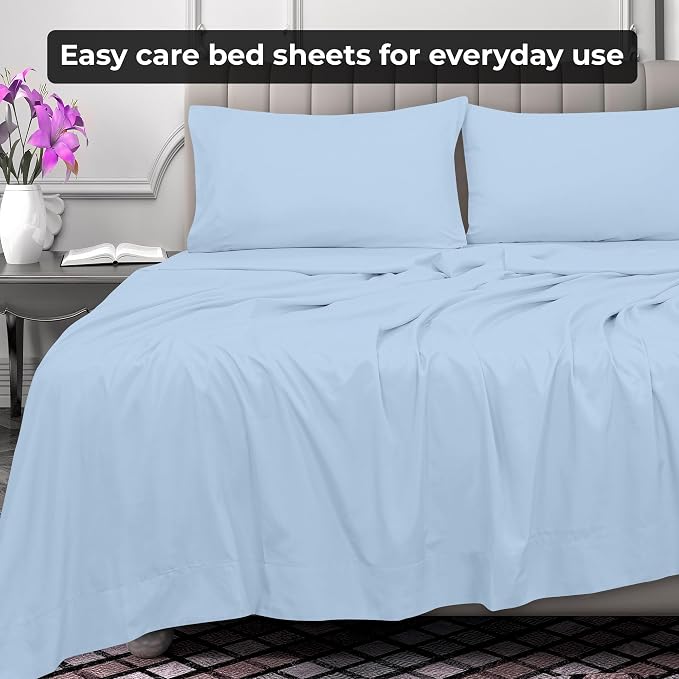 Royale Linens Queen Flat Sheet - Image 6