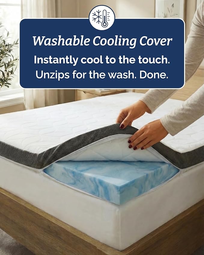 Memory Foam Mattress Topper - Image 5