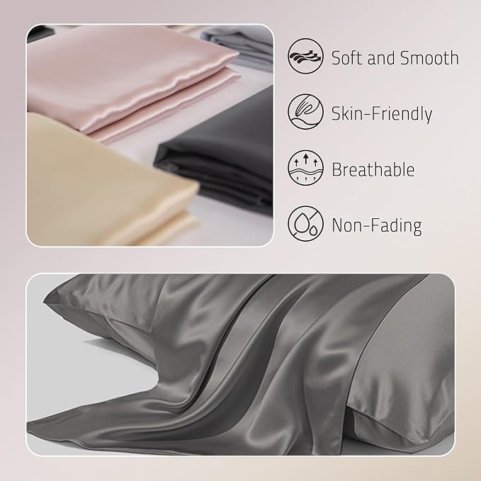 Gabire Mulberry Silk Pillowcase - Image 2