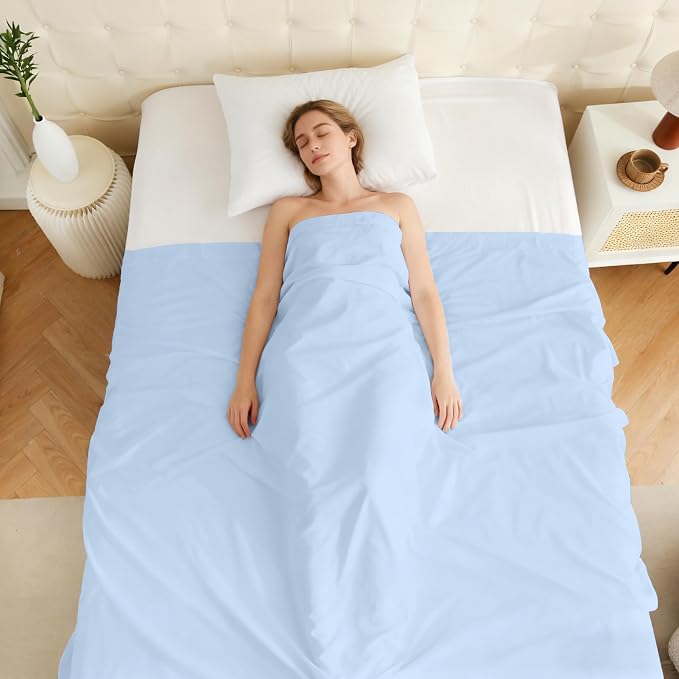 Bulk Full Flat Sheets Only, 6 Pack Quick Sort Top Bed Sheet, Color-Coded Label - Image 7