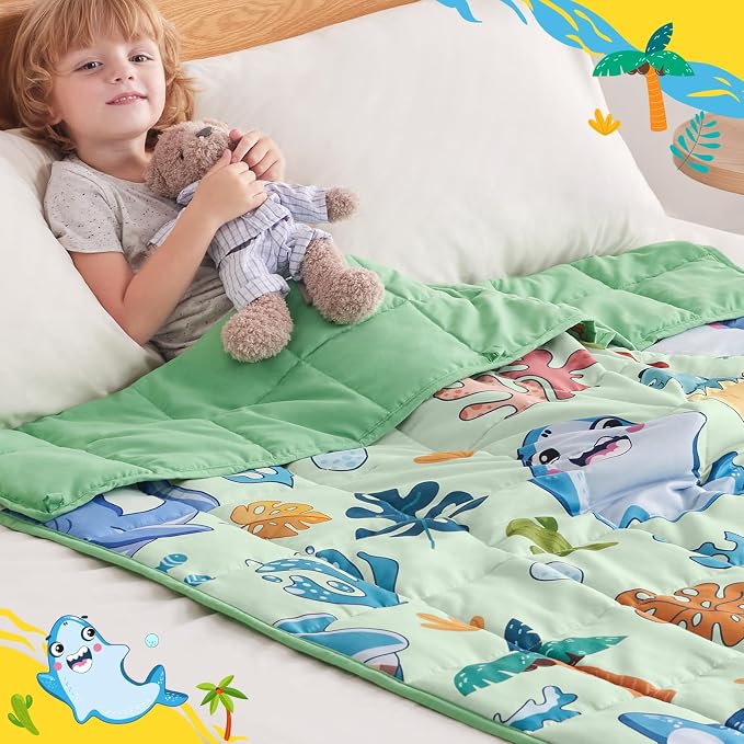 anfie Weighted Blanket Kids, Weighted Blanket Cooling Blanket - Image 4