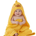 Blissful Diary Muslin Baby Hooded Towel 1 Pack, Soft & Absorbent Bath Towel by ForEveryBabysBetterLife