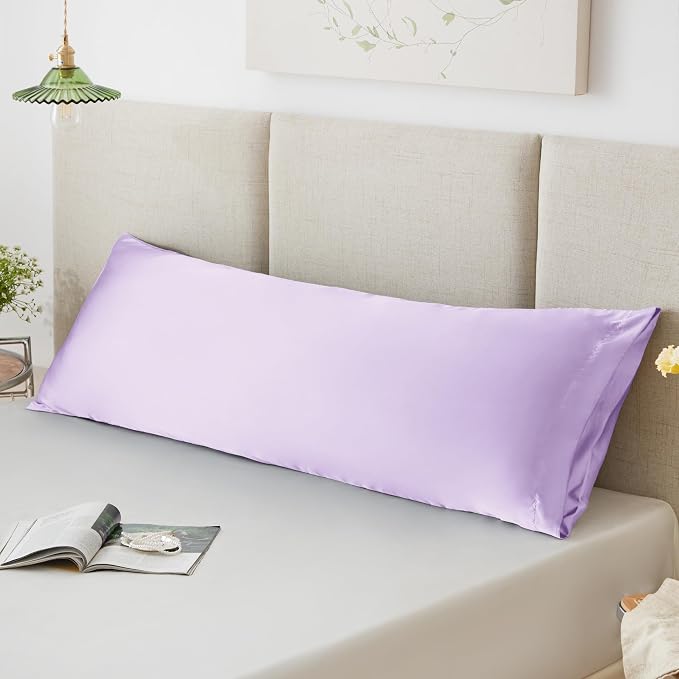 Love's cabin Satin Body Pillowcase 20x54, Cooling Pillow Cover - Image 7