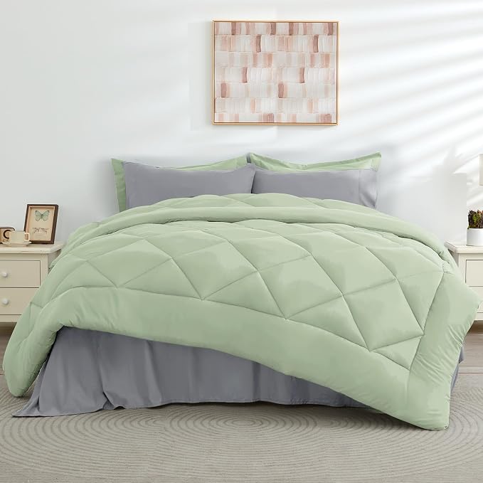 HEVUMYI Queen Comforter Set - Image 7
