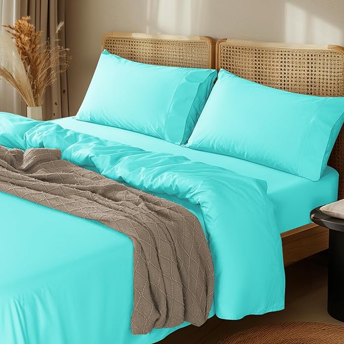 LBRO2M 1000 Thread Count 100% Egyptian Cotton Sheets Set Twin XL, 3 Piece Sets by LBRO2MBedding