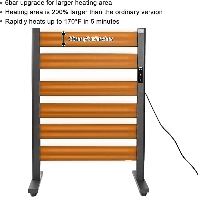 Towel Warmer for Bathroom, Upgraded Extra-Wide Heating Area, Built-in Timer and - Image 5