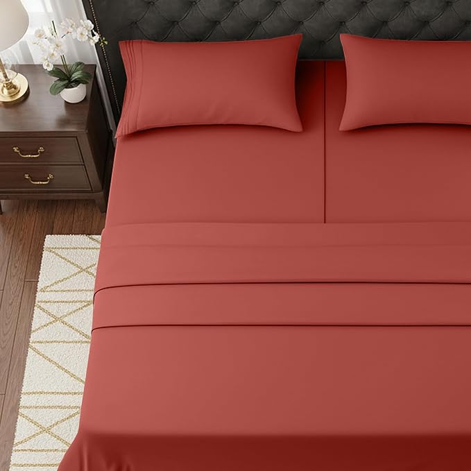 Elegant Comfort Luxurious 1500 Premium Hotel Quality Microfiber Three Line - Image 5