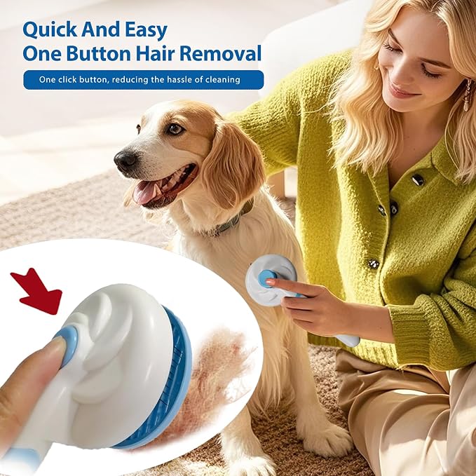 NVNAN 5 Piece Dog Grooming Brush Set - Image 2